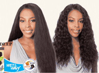 Shake N Go NAKED 100% Virgin Remy Wet & Wavy Human Hair Brazilian Loose Deep Weave 12 Inch