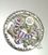 Silver Presidential OBAMA Brooch Pin