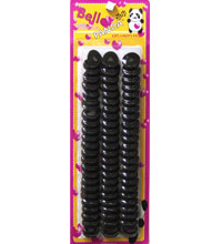 Small Donut Rings (Black)