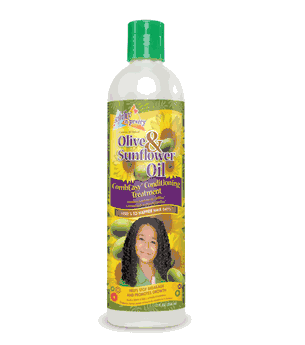 Soft N' Free Pretty Olive & Sunflower Oil CombEasy Conditioning Treatment 12oz
