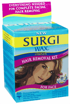 SURGI-WAX Complete Hair Removal Kit for Face 1.2oz