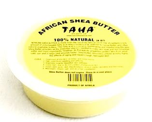 Taha African 100% Shea Butter Natural SOLID 8oz