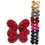 Velvety Butterfly Clips (2PC)