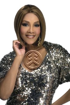 Vivica Fox Beverly Johnson Remy Lace Front Human Hair Pure Strecth Wig Elegant