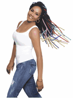 Vivica Fox Synthetic Fiber Virgina Yarn Twists Braid 20"