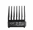 WAHL Professional METAL CLIP Attachment Combs Set Black #1 1/8"