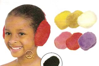 Win Ear Muff Fluffy Childrens Regular