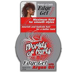 World of Curls Edge Gel ARGAN OIL 2.25oz