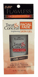 Zuri Flawless FACIAL FADE Treat and Conceal brigthening SKIN GEL