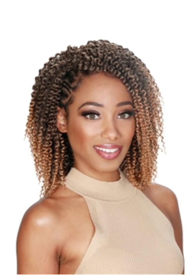 Zury Naturali Star Crochet Braid V8910 KINKY TWIST OUT 8",9",10"