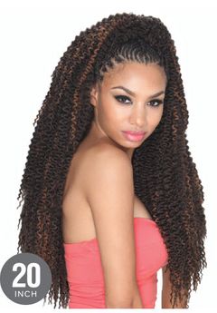 Zury Premium African Braid Caribbean Twist Braid 100% Hand Braided (CROCHET BRAID)