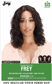 Zury SiS 100% Brazilian Virgin Human Hair HRH-BRZ Shift Lace Frey