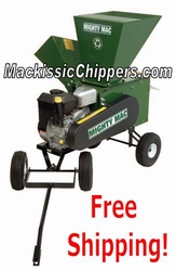 Tow-Behind Chipper with Electric Start Engine