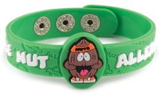 AllerMates Wrist Band Nutso Nut Allergy