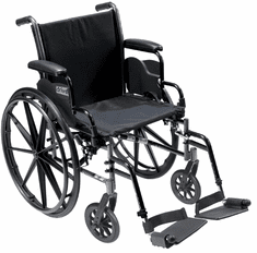 K3 Wheelchair Ltwt 18  w/DDA & S/A Footrests