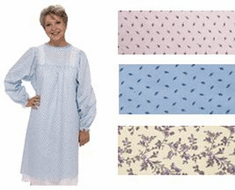 Ladylace Reusable Gown Garden Print  Long Sleeve