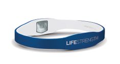 LifeStrength Armband  Medium Blue / White  7-3/4