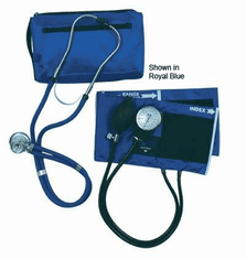 MatchMates Aneroid Sphyg Kit w/Stethoscope  Red