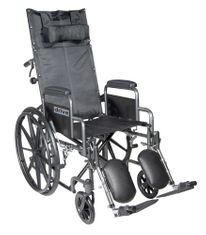 Silver Sport Full Reclining WC w/SA Elevating Legrests 18