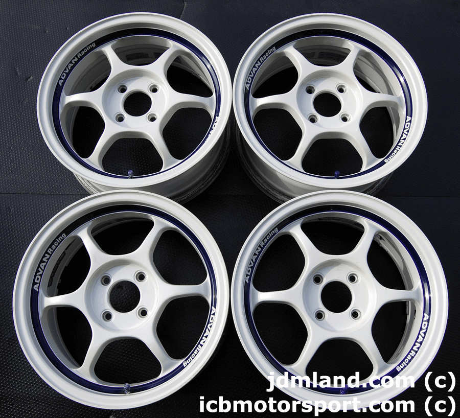 ADVAN RG (WHITE) 15x6.5 +42 4X100 - SOLD
