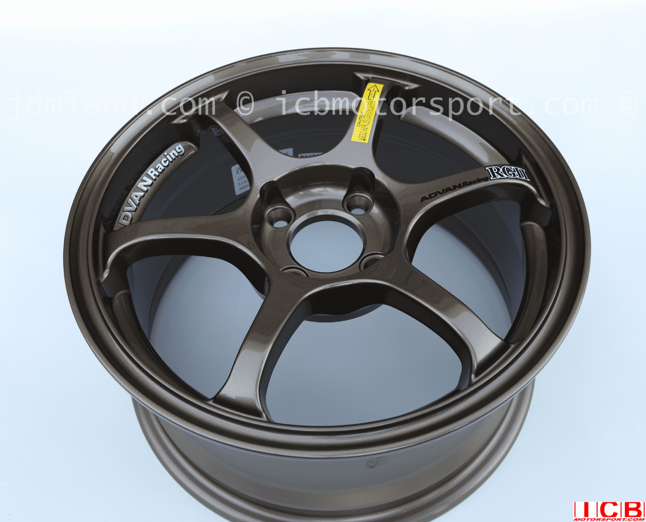 Advan RGII Wheels 15X7 4X100 +41 Offset Bronze Sold