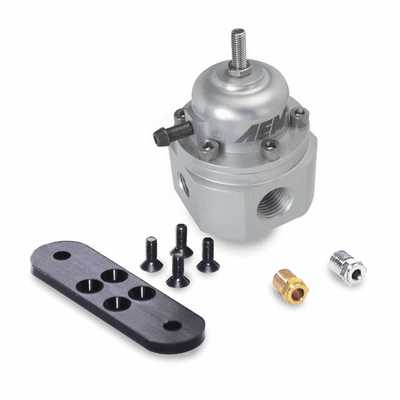 AEM Adjustable Fuel Pressure Regulator Red/Silver/Blue 02+ RSX / 02+ EP3 P/N 25-302