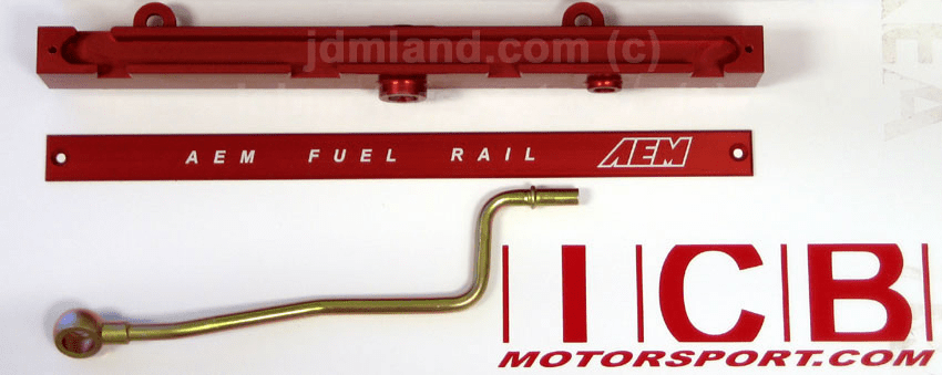 AEM K20A Fuel Rail Silver 02-06 RSX / 02+ EP3 02-04 25-111C