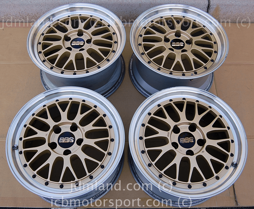 BBS LM Forged Gold 17X8 +40 Offset 17X9 +40 Offset 5X114.3  Honda S2000 NSX Sold