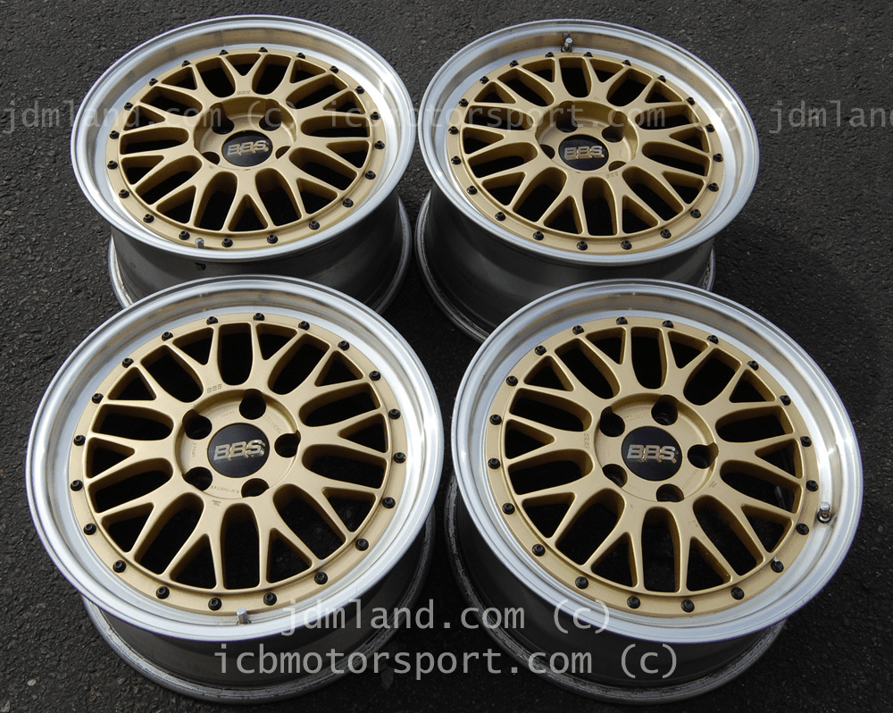BBS LM Forged Gold 5X114.3 17X8 +45 17X9 +42 Honda S2000 NSX SOLD