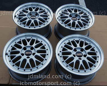 BBS LM Forged Silver 17X8 +45 Offset 17X9 +42 Offset 5X114.3 Honda S2000 NSX SOLD