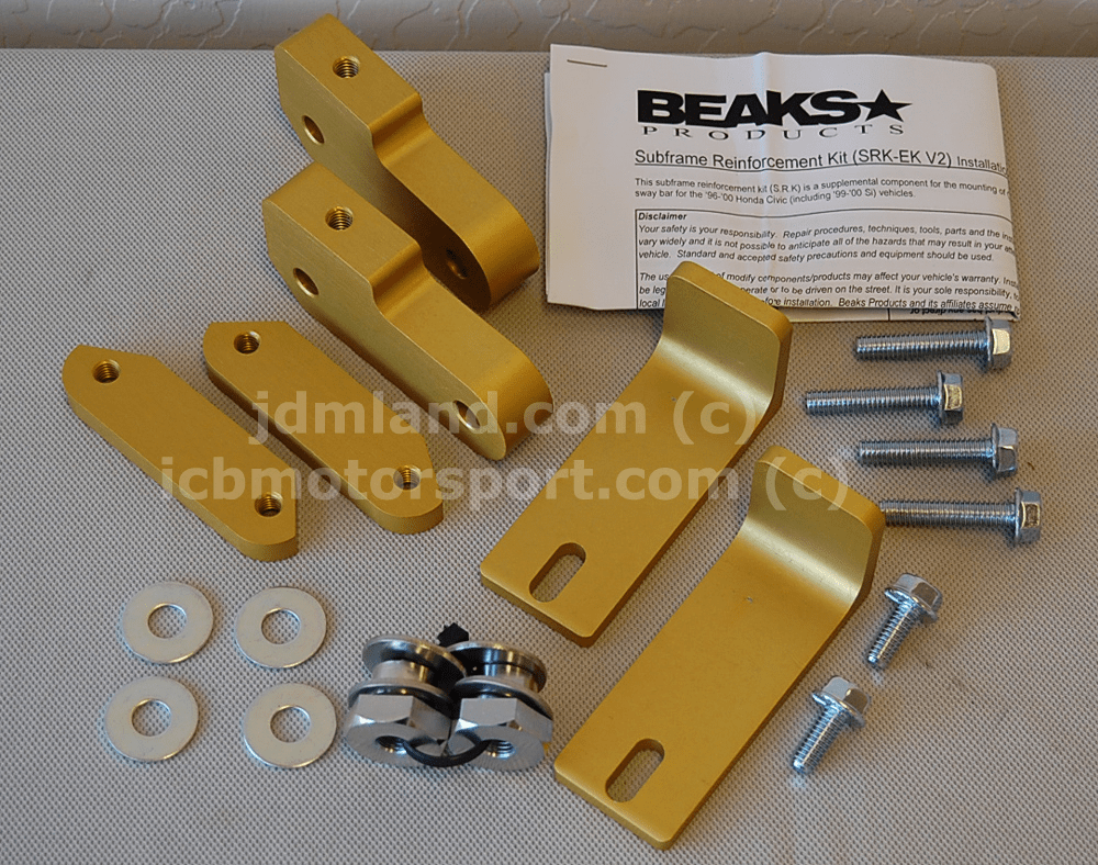 Beaks Subframe Reinforcement Kit  Honda Civic 96-00 V2