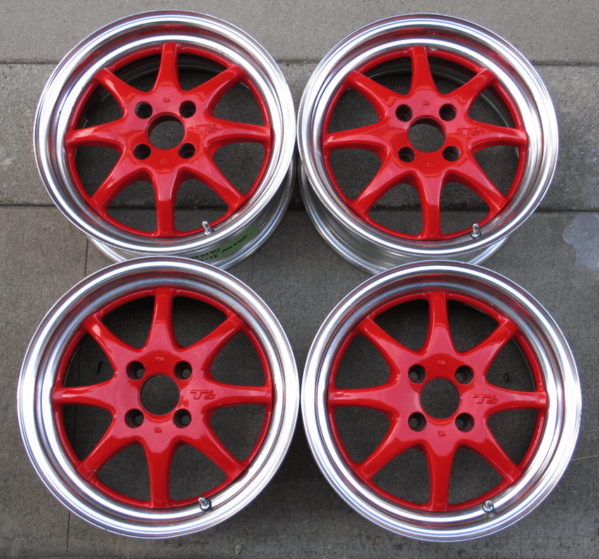BRIDGESTONE T's 15x6.5 +35 4X100 - Sold
