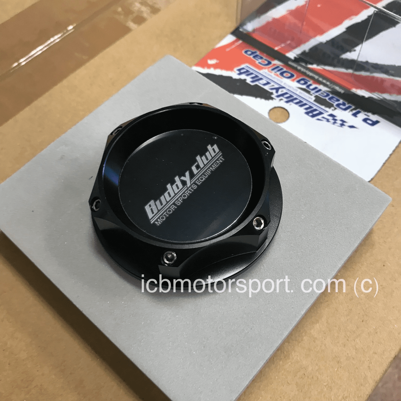 Buddy Club Type 1 Oil Cap Black 