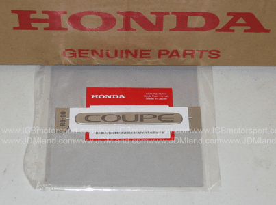 Civic Rear EJ Coupe "COUPE" Emblem  92-95 RARE