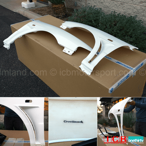 JDM Crowhouse DC2 FRP Wide Vented Fenders 