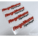 Desmond EVO BRIGHT "Regamaster Super Forged" Spoke Decals 15"/16"/17"/18" Set (4 Decals) Red/Black