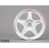 Desmond EVO BRIGHT "Regamaster Super Forged" Spoke Decals 15"/16"/17"/18" Set (4 Decals) Red/Black