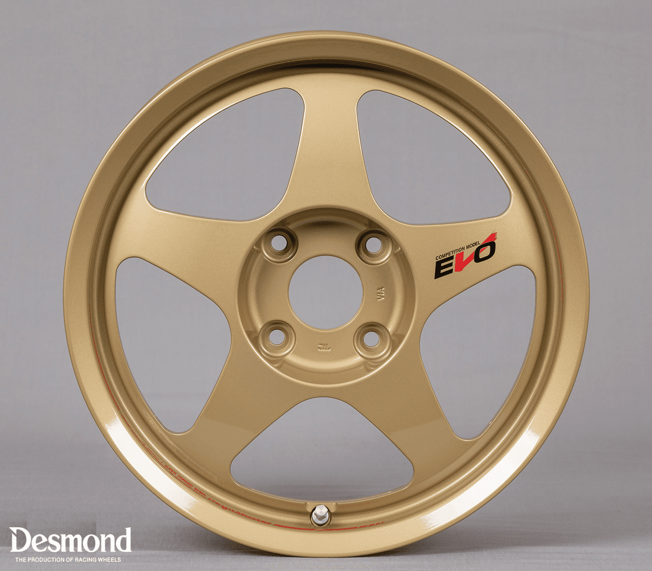Desmond Regamaster EVO II 16X7 4X114.3 +38 Offset Gloss Gold