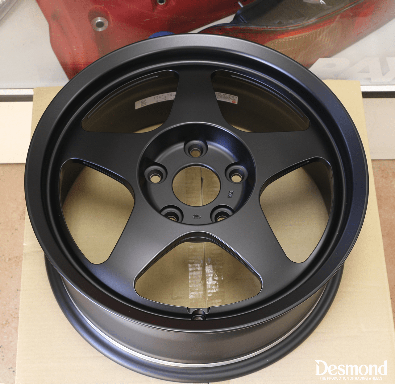 Desmond Regamaster EVO II 16X7 4X114.3 +38 Offset Satin Black