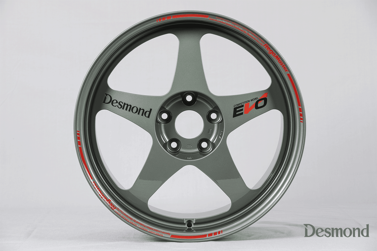 Desmond Regamaster EVO II 17X9.5 5X114.3 +12 Offset New Almighty Grey Pre-Order