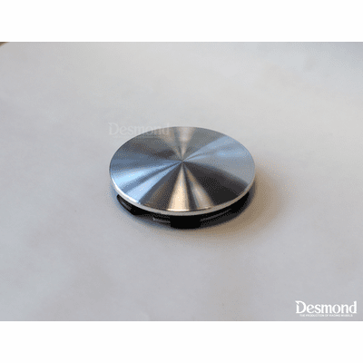 Desmond Regamaster EVO II Flat Center Caps Set of 4 - Bright II aka Diamond Cut