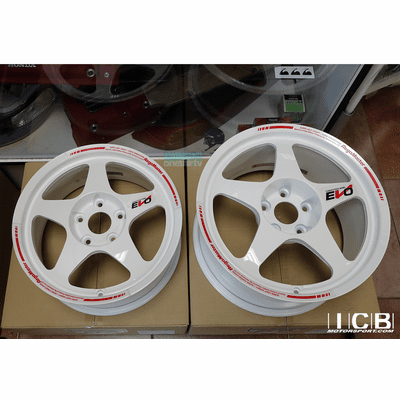 Desmond Regamaster EVO II Tarmac Model 16X7 +38 17X9 +42 Offset 5X114.3 NSX NA1/NA2 Gloss: White / Silver / New Almighty Grey  Satin: Black / Deep Sea Blue