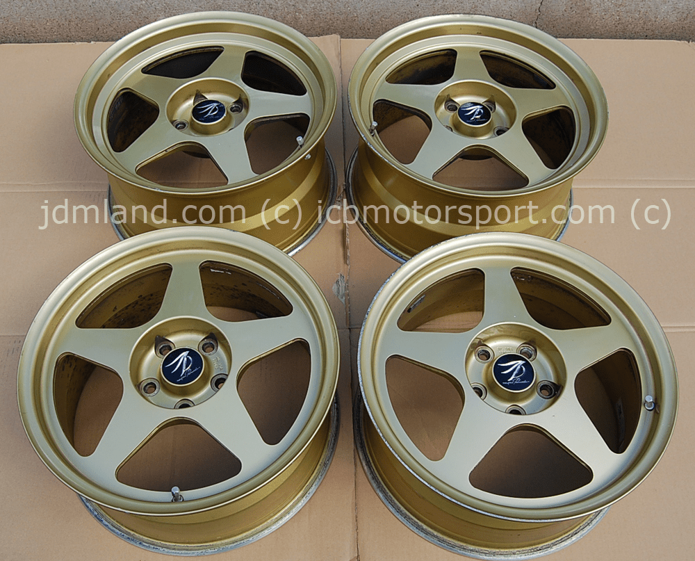 Desmond Regamaster Marquis Promada Gold 17X8 17X9 5X114.3 +35 +38 Offset Sold