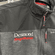 Desmond Regamaster Orvis Phantom Black Bonded Mesh Full-Zip Jacket 4" Embroidered Logos Silver and Red