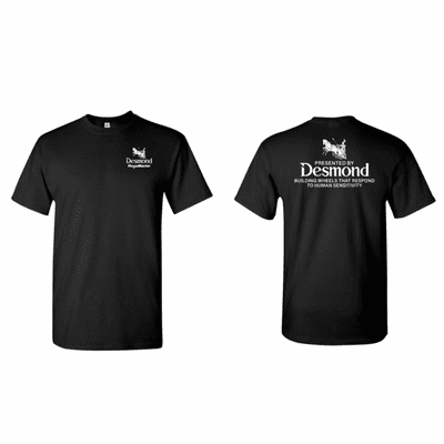 Desmond RegaMaster T-Shirt Black Free Shipping