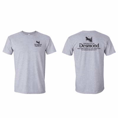 Desmond RegaMaster T-Shirt Sports Grey Free Shipping