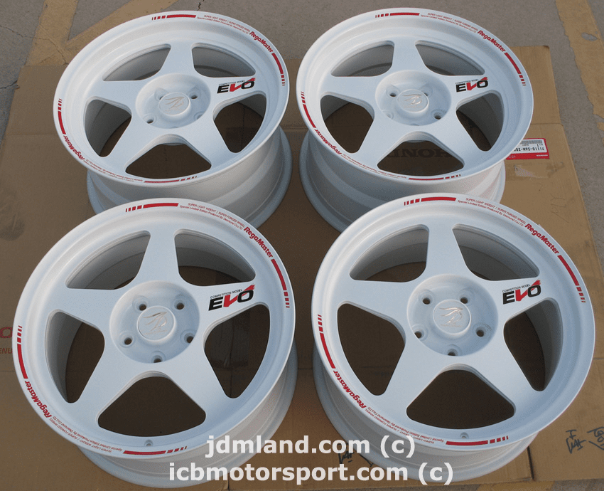 Desmond Regamaster White 17X8 17X9 S2000 NSX NEW IN BOX
