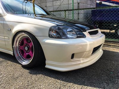 Exceed / Mode Parfume Aero Front Lip FRP Fits Civic 99-00 Hatchback/Coupe or Sedan Pre-Order