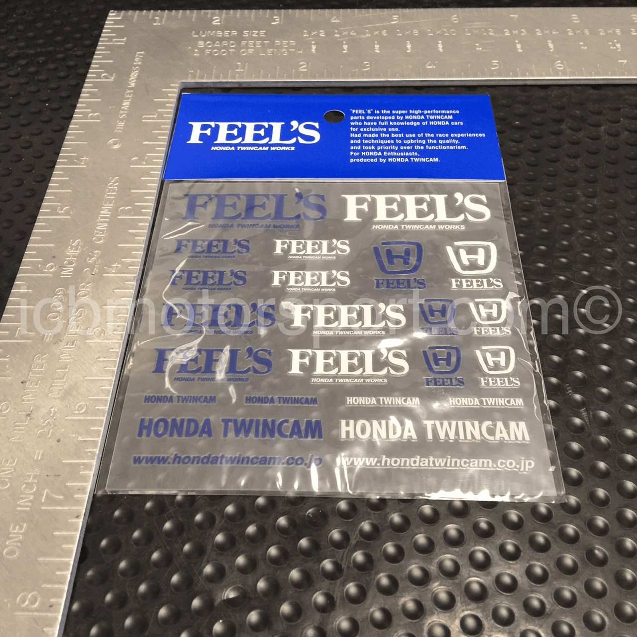 Feel's Honda TwinCam Blue/White Sticker Sheet