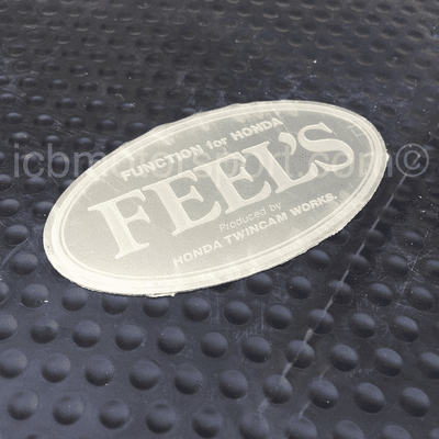 Feel's Honda TwinCam Engraved Silver Badge